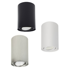 Spot LED en saillie GU10 MCE422 halogène luminaire blanc noir chrome