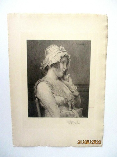 Gravure ancienne robert fleury - gravure,