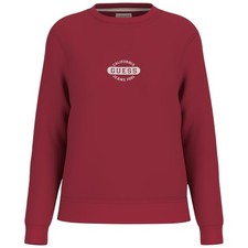 Guess Sweat Bordeaux Avec