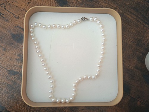 Collier perles avec accroche - collier,