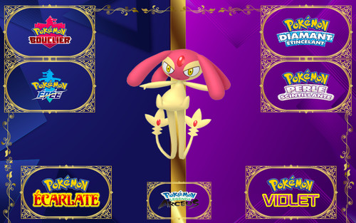 Pokemon créfollet shiny - pokemon,