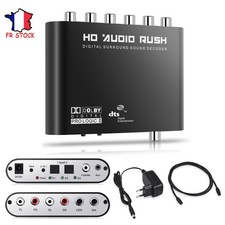 Convertisseur audio numérique vers analogique Décodeur Audio 5.1 DTS/AC-3