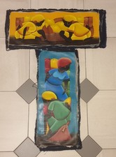 1 PEINTURE sur toile en trés