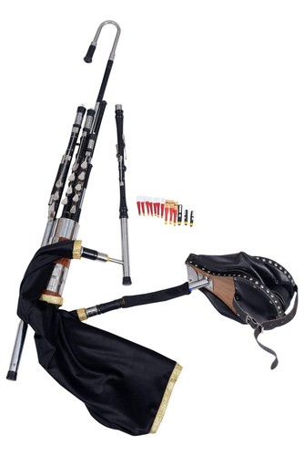 Irish uilleann bagpipe full - bagpipe,
