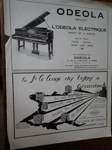 Linvosges gerardmer piano - +,