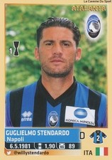 023 GUGLIELMO STENDARDO # ATALANTA ITALIA CALCIATORI 2014 PANINI STICKER