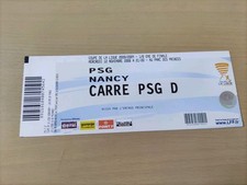 TICKET MATCH PSG - NANCY 2008