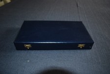 CHRISTOFLE COFFRET DE 12 COUTEAUX A DESSERT METAL ARGENTE POMPADOUR