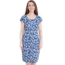 Lazy Jacks - Robe mancherons motif/style Fleurs sauvages - Femme (LJ152)