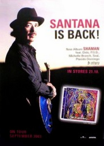 Santana shaman affiche - -,