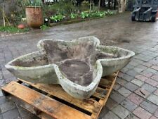 Grande jardiniere béton moulé ETOILE 1970