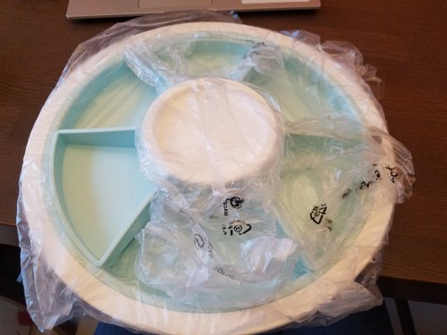 Plateau réception tupperware - réception,