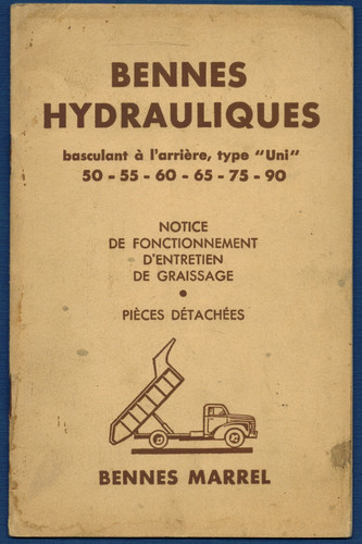 1964 notice bennes marrel - 1964-notice,
