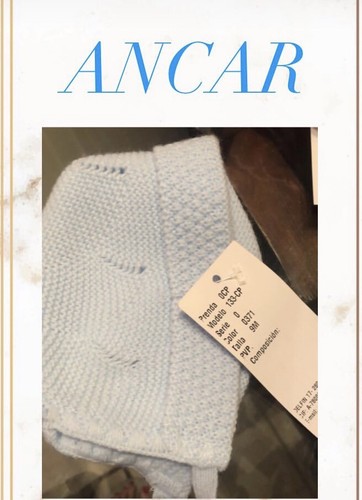 Ancar baby blue bonnet spanish - blue,