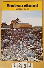 DYNAPAC CA51 ROULEAU VIBRANT Prospectus Fr 8 pages
