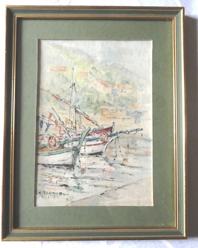 Jolie aquarelle bateaux - jolie,