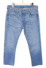 Levi's 501 Jeans W34 L28 Coupe Standard Délavé Bouton