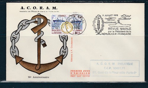 Enveloppe 1er jour - jour, officiers