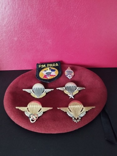 Lot parachutiste tap béret - parachutiste,