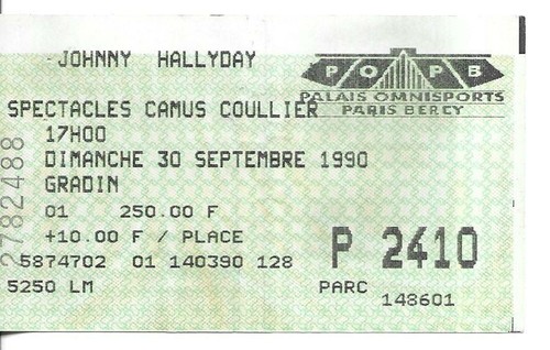 Rare ticket billet de - rare,