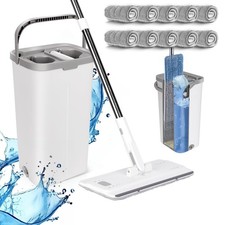 Seau et balai à franges Mastertop - Telescopique, Microfibre