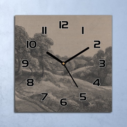Horloge murale verre - en,