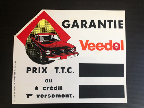 Plaque publicitaire vente - publicitaire, de