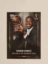 Dembele Ousmane Carte Ballon D'or Winner 2025 Topps Now Psg Paris Football