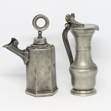 Miniatures en étain massif – 1990 Artisanat français signé Rose Design