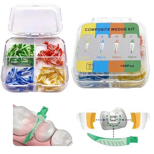 Dental interdental wedges
