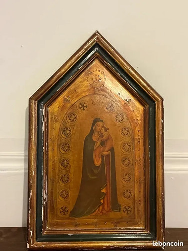Repropeinture ancienne icône - repropeinture,