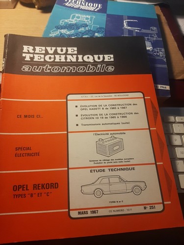 Revue technique automobile - revue, rta