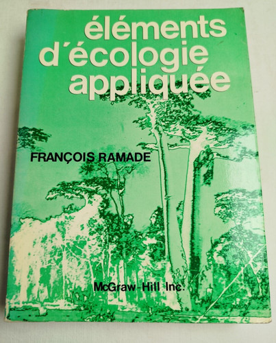 Ramade elements d ecologie - f.,