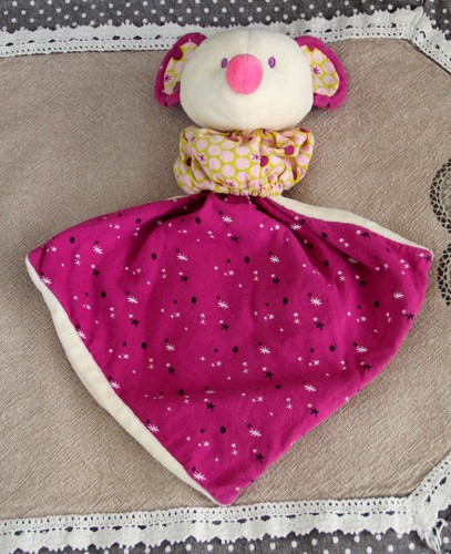 Doudou souris mouchoir - doudou,