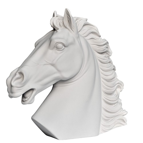 Sculpture tête cheval - de, de
