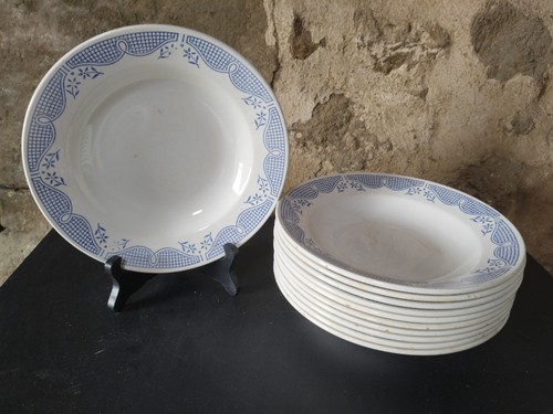 Assiettes creuses gien - 11,