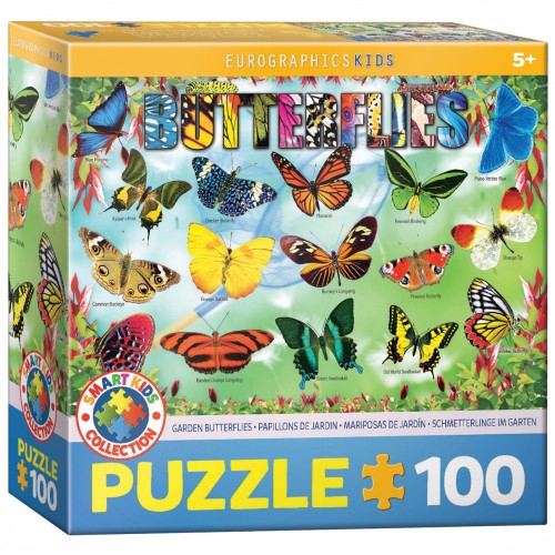 Puzzle papillons jardin - -,