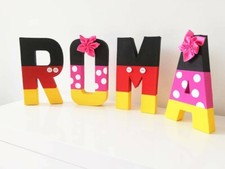 Lettres décoratives Mickey et