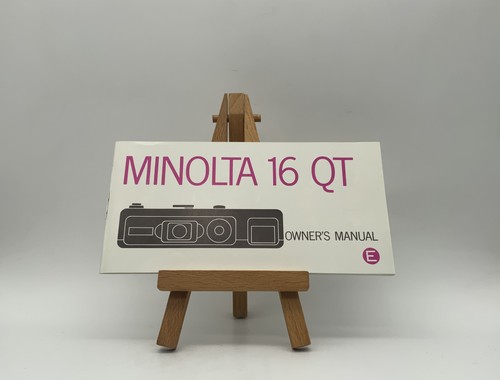 Minolta manuel du - minolta,