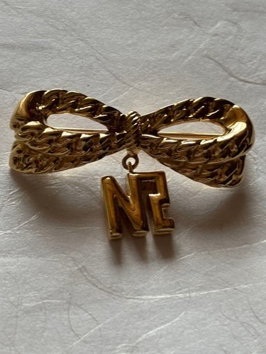 Broche ruban doré nina - doré, ricci