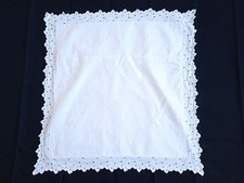 TAIE D'OREILLER ANCIENNE - Bordure Festonnée - 72x75cm