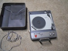 ANCIEN VINTAGE VALISE TOURNE DISQUE TOURIST MAJOR a reparer ou pour pieces