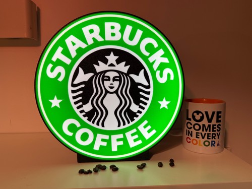 Logo lumineux starbucks - lumineux,