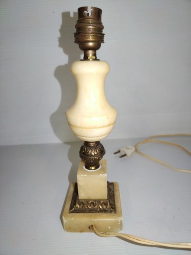 Pied lampe albâtre - de,