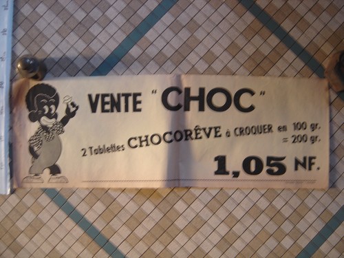 Ancienne affiche vente choc - ancienne,