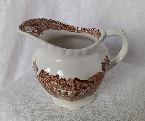 Pot lait faïence - pot,