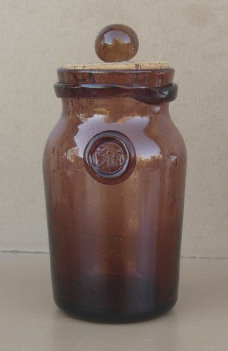 Bocal pot biot verre soufflé - biot,
