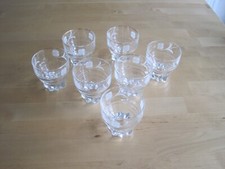 7 grand  verres a café  (moka