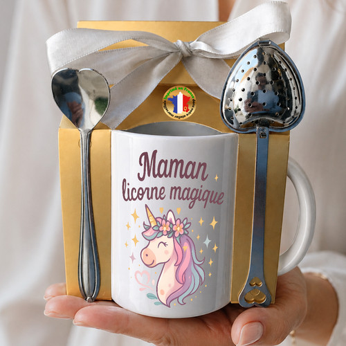 Coffret mug maman - mug, licorne