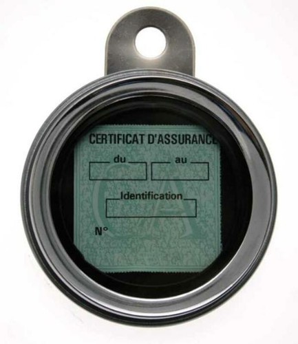 Porte vignette assurance - vignette,